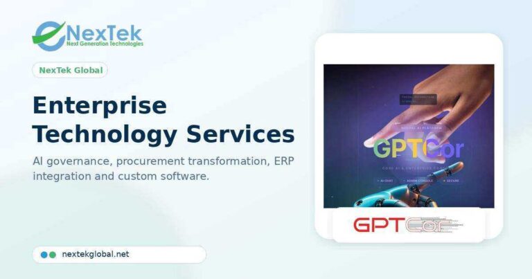 ERP Integration Strategy: Connect SaaS Without Creating New Risk — Nextek Global